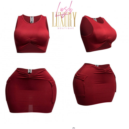 Brick Skirt set